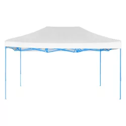   Folding Garden Pavilion in Various Types - 2.9x4.25 Meters - White - Pavilion + Carry Bag