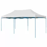 Folding Garden Pavilion in Various Types - 2.9x5.7 Meters - White - Pavilion + Carry Bag
