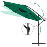 Hanging Parasol 2.7 m, Green