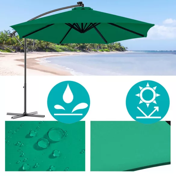 Hanging Parasol 2.7 m, Green