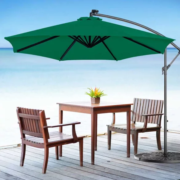 Hanging Parasol 2.7 m, Green