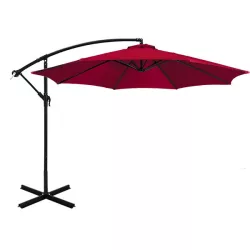 Hanging Parasol 2.7 m, Red