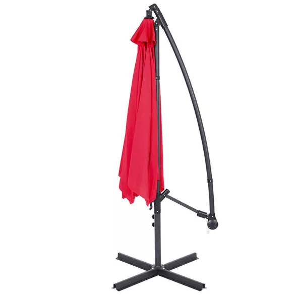 Hanging Parasol 2.7 m, Red