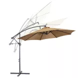 Hanging Parasol 2.7 m, Khaki