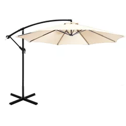 Hanging Parasol 2.7 m, Cream