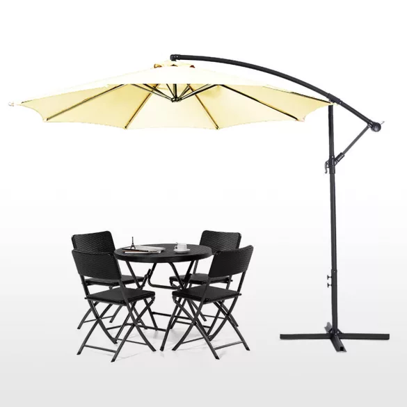 Hanging Parasol 2.7 m, Cream