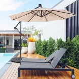 Hanging Parasol 2.7 m, Cream