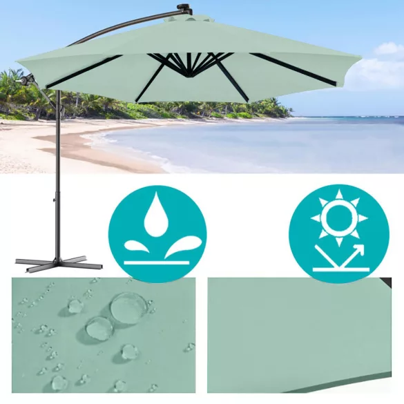 Hanging Parasol, 2.8 m, Light Green