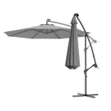 Hanging Parasol 2.8 m, Grey