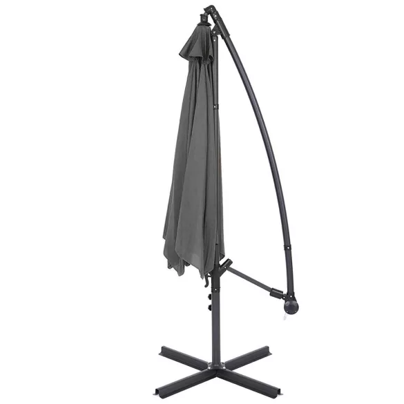Hanging Parasol 2.8 m, Grey