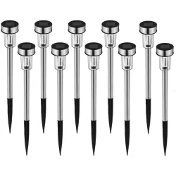 Solar Garden Lights Stake, 10 pcs