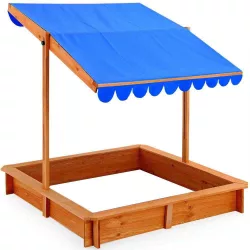 Sandbox with Shade Canopy