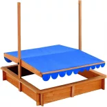 Sandbox with Shade Canopy