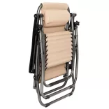 Zero Gravity Garden Chair with Free Cup Holder, 2 Beige