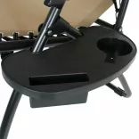 Zero Gravity Garden Chair with Free Cup Holder, 2 Beige