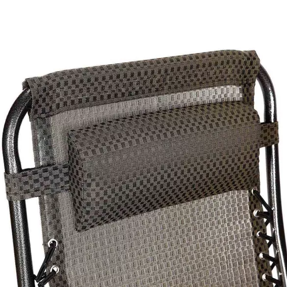 Zero Gravity Garden Chair with Free Cup Holder, Set of 2 - Brown
