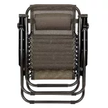 Zero Gravity Garden Chair with Free Cup Holder, Set of 2 - Brown
