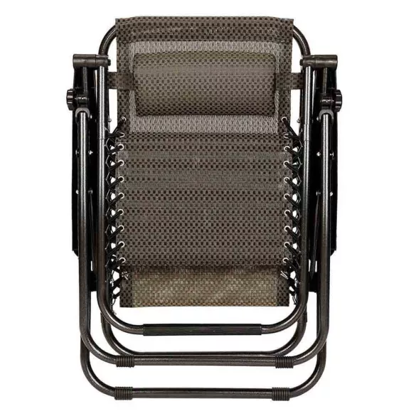 Zero Gravity Garden Chair with Free Cup Holder, Set of 2 - Brown