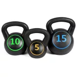 3-piece kettlebell set - 2.3/4.5/6.7 kg (5/10/15 lbs)