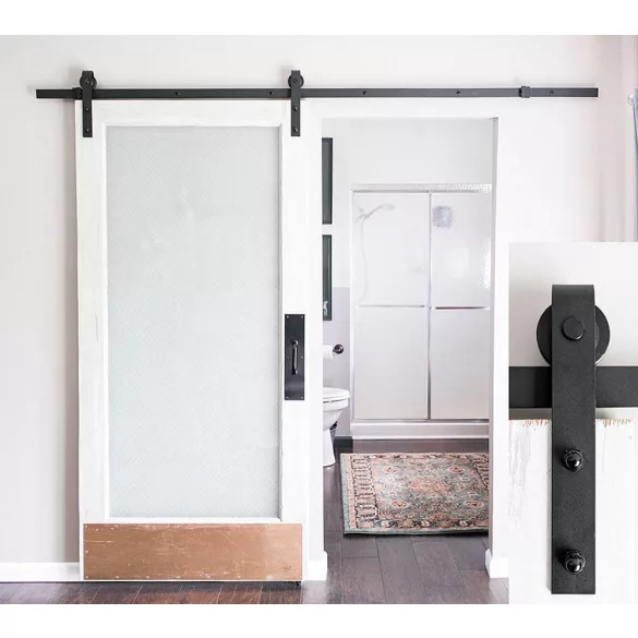 Sliding Door Rail Set in 2 Types - Single