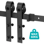 Sliding Door Rail Set in 2 Types - Single