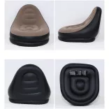Inflatable Armchair with Footrest