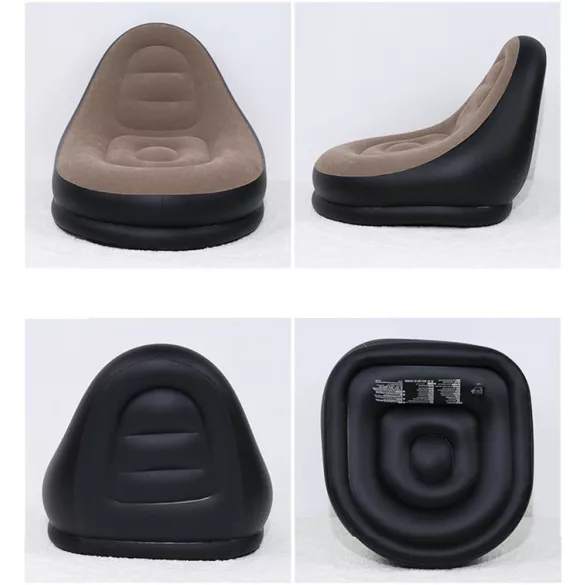 Inflatable Armchair with Footrest