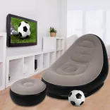 Inflatable Armchair with Footrest