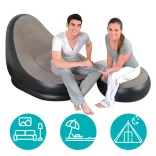 Inflatable Armchair with Footrest