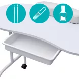 Portable manicure table with gift bag, 2 types - drawer