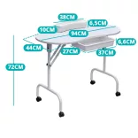 Portable manicure table with gift bag, 2 types - drawer