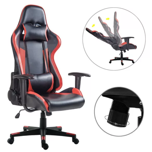 Gamer chair in multiple colors - pro-red