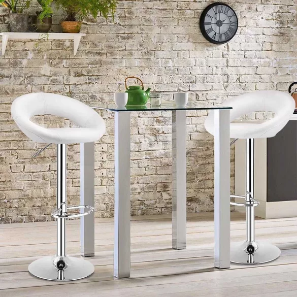 2 pcs bar stool, available in white
