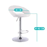 2 pcs bar stool, available in white