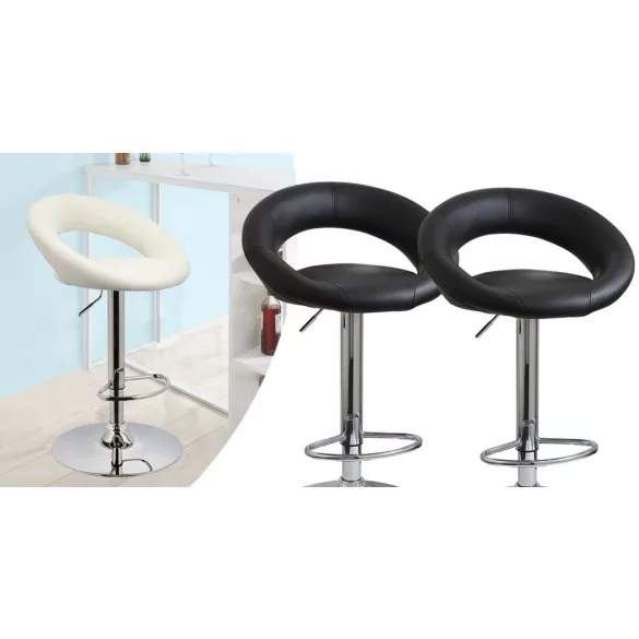 2 pcs bar stool, available in white
