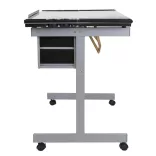 Adjustable Drafting Table with Glass Top