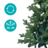 3D Artificial Christmas Tree with Metal Base, Multiple Sizes - 150 cm