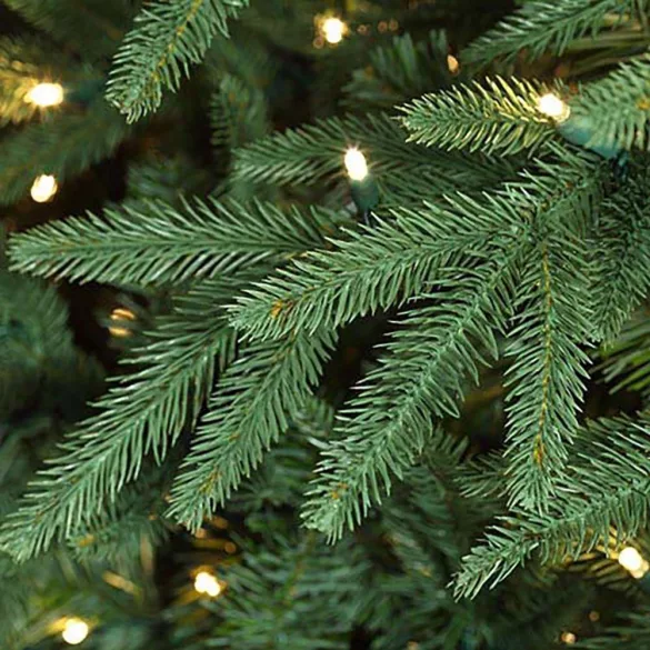 3D Artificial Christmas Tree with Metal Base, Multiple Sizes - 210 cm