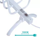 Electric Shoe Dryer for 4 Pairs of Shoes, 80 W