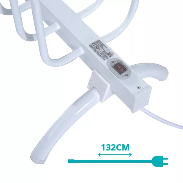 Electric Shoe Dryer for 4 Pairs of Shoes, 80 W