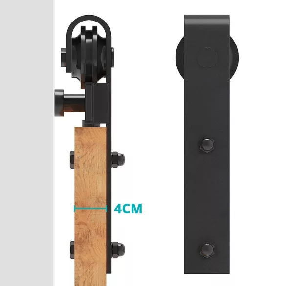 Sliding Door Rail Set in 2 Types - Double