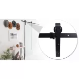 Sliding Door Rail Set in 2 Types - Double