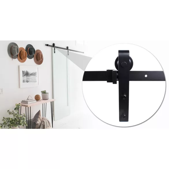 Sliding Door Rail Set in 2 Types - Double