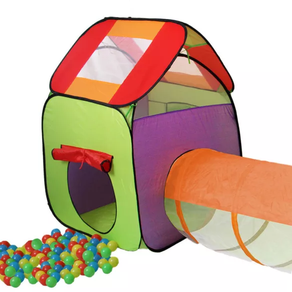 Play Tent with Tunnel and 200 Gift Balls