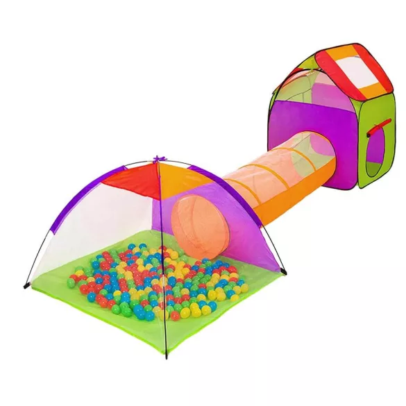 Play Tent with Tunnel and 200 Gift Balls
