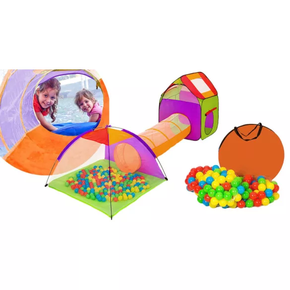Play Tent with Tunnel and 200 Gift Balls