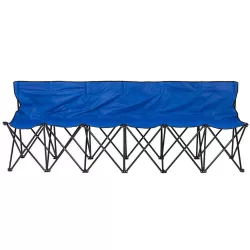   Foldable portable bench with a free carrying bag, for 6 people