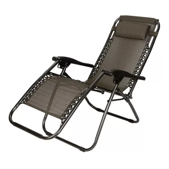 2 pcs zero gravity garden chair with table