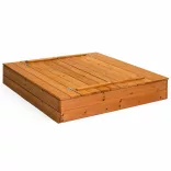 Wooden Sandbox with Convertible Roof