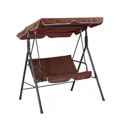 Garden Swing Bed in Selectable Color - Brown